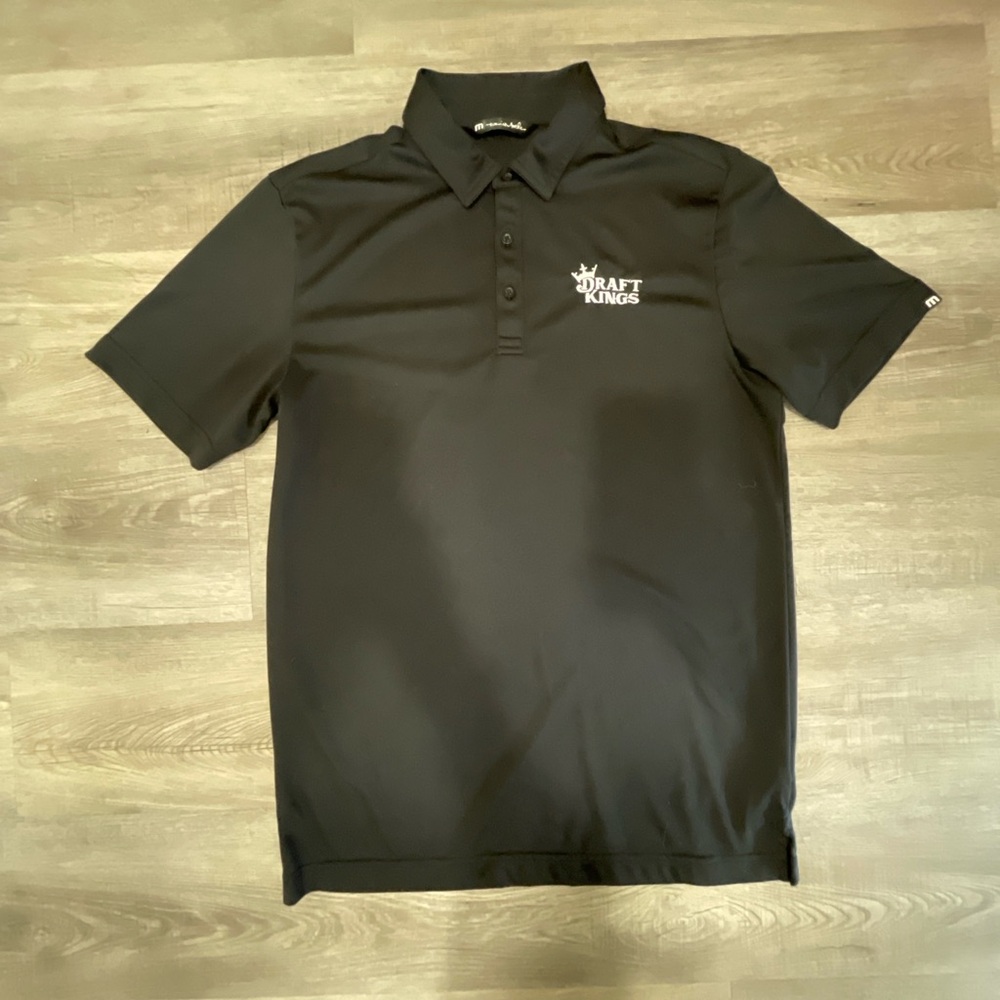 Black Travis Mathew DraftKings Men’s Polo